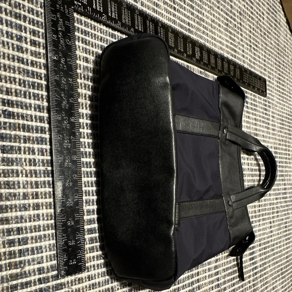 THEORY HUDSON Laptop Bag Nylon and Leather